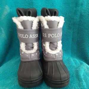 U.S. Polo Assn. Children's Snow Boots Insulated, child's size 1M